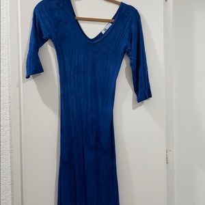 Low v-neck dress